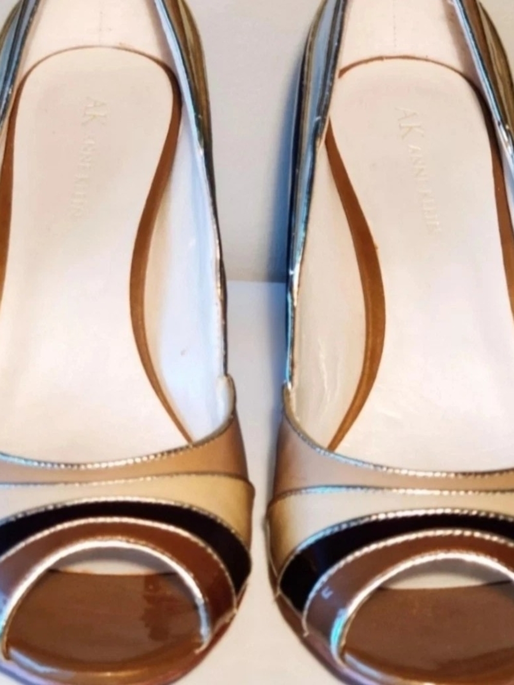 Anne Klein Beautiful Colors of Patent Leather Heels 8 1/2M NEW